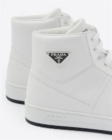 prada mens classic shoes hightop|Prada elevated streetwear.